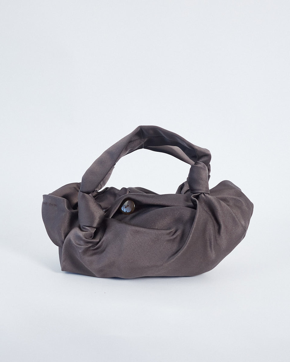 Handle Bags The Row Small Ascot Bag Buy The Row Teal Satin Small