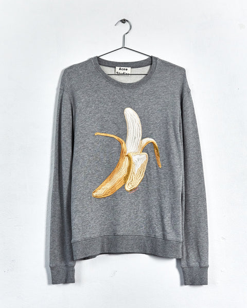 Bag Acne Banana Sweatshirt Acne Studios 'carly Banana' Sweatshirt