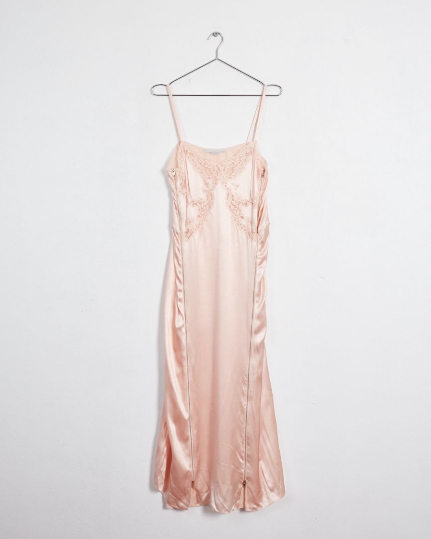 Stella McCartney spring '19 maxi slip dress, pink, 8 Stella McCartney spring '19 maxi slip dress, pink, 8