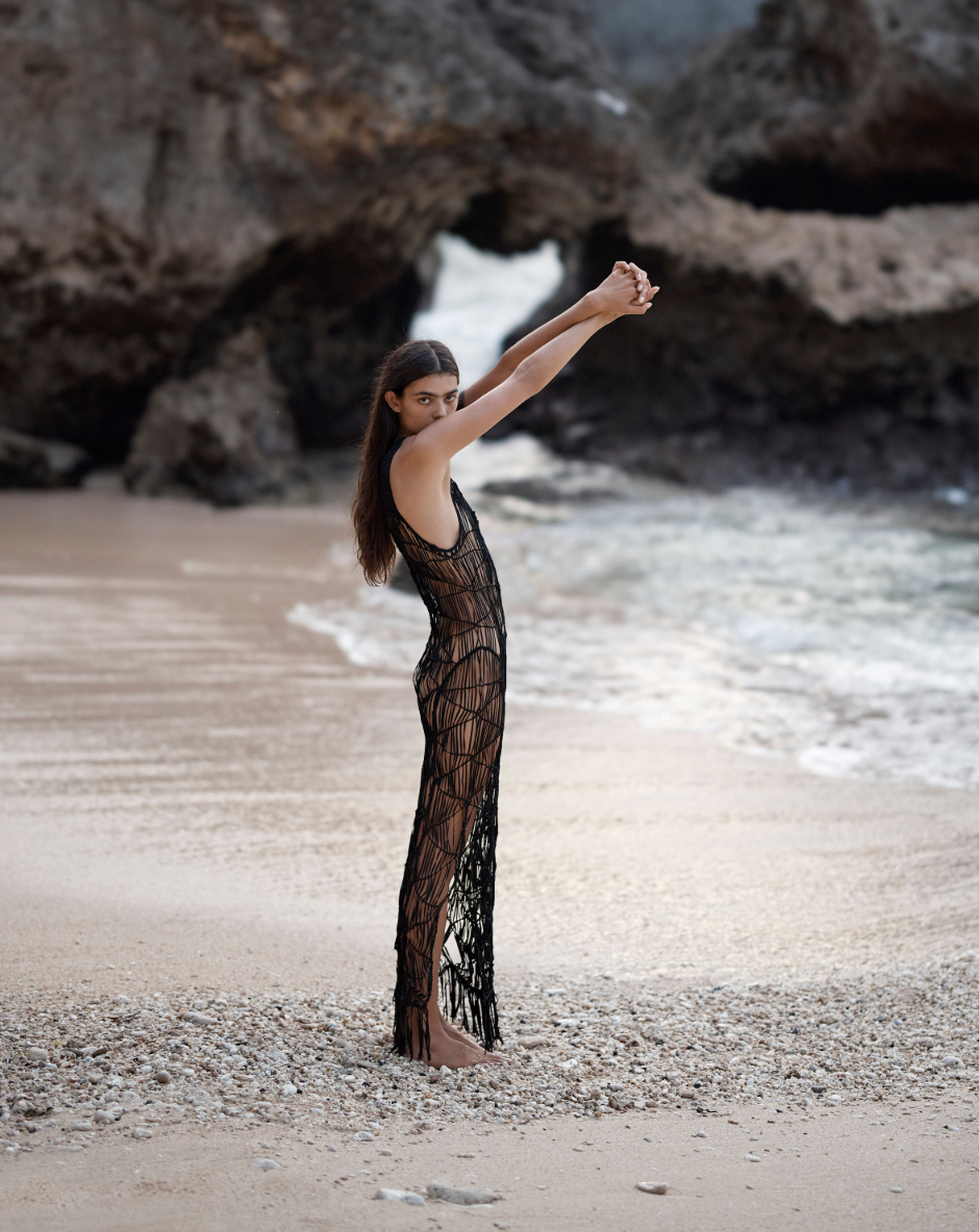 cobweb lace dress Sophie Couture